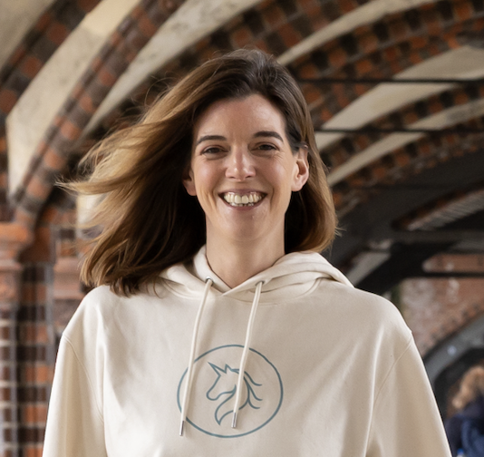 Astrid Fischer, Mitgründerin von Team Einhorn